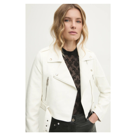 Křivák Answear.LAB dámská, bílá barva, přechodná