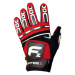 FREEZ GLOVES G-180 SR Florbalové brankářské rukavice, červená, velikost