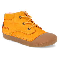 Barefoot kotníková obuv Koel - Avery Bio Nubuk Saffron oranžová
