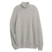 GAP SEEDSTITCH TURTLENECK Pánský svetr, šedá, velikost