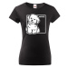 Dámské tričko s potiskem Westíka - dárek pro milovníky psů