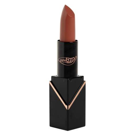 puroBIO cosmetics Polomatná rtěnka, 105 pesca nude 4,4 g