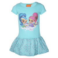 Shimmer-Shine - licence Dívčí šaty - Shimmer-Shine 640-038, tyrkysová Barva: Tyrkysová