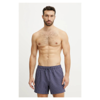 Plavkové šortky Abercrombie & Fitch modrá barva, KI133-5039