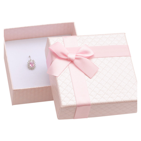 JK Box Růžová dárková krabička na šperky AT-5/A5 JKbox