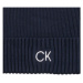 Calvin Klein Jeans CLASSIC COTTON RIB BEANIE Tmavě modrá
