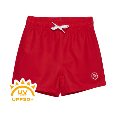 Chlapecké plavky COLOR KIDS Swim Shorts - Solid, goji berry