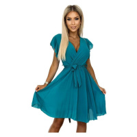 Numoco Dámské mini šaty Launcengere mořská modrá Modrá