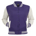 Dámská bunda  // Urban classics Ladies Light College Jacket pur/wht