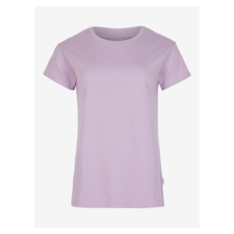 Světle fialové dámské basic tričko O'Neill ESSENTIALS T-SHIRT