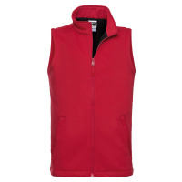Russell Pánská softshellová vesta R-041M-0 Classic Red