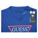 Dámské sytě modré tričko Guess zdobené kamínky