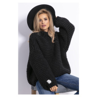 CHUNKY KNIT volný, pruhovaný svetr F790