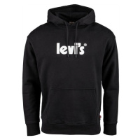 Levi's® RELAXED GRAPHIC PO POSTER HOODIE Pánská mikina, černá, velikost