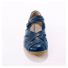 Vycházková obuv z pružné kůže, námořnicky modré