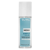 MEXX Simply For Him Deodorant s rozprašovačem 75 ml
