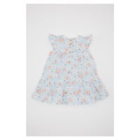 DEFACTO Baby Girl Floral Sleeveless Poplin Dress