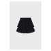 Dětská sukně Mayoral černá barva, mini, áčková