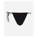 Plavky karl lagerfeld karl dna glam string bottoms black