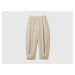 Benetton, Trousers In Pure Linen