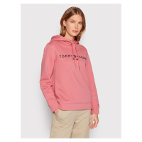 Tommy Hilfiger dámská růžová mikina Hoodie