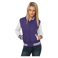 Dámská bunda  // Urban classics Ladies Light College Jacket pur/wht