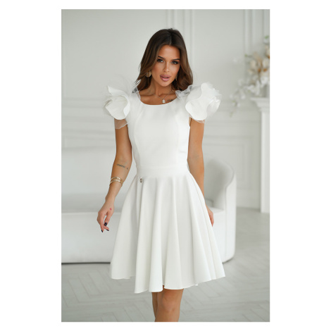 Bílé krátké šaty Becky BICOTONE