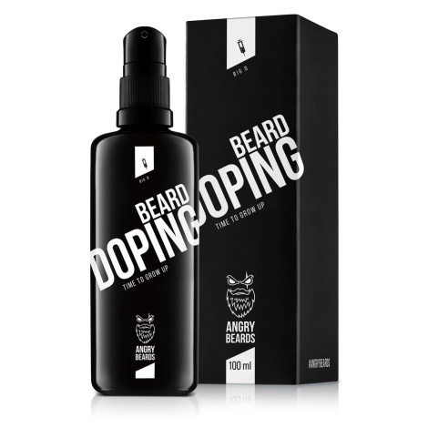 Přípravek podporující růst vousů Angry Beards Beard Doping Délka kúry: Big D - 100 ml