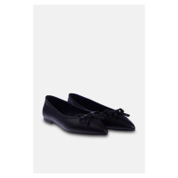 Trendyol Black Bow Pointed Toe Women's Ballerina