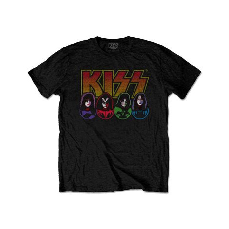 Kiss - Logo, Faces, Icons - velikost M Multiland