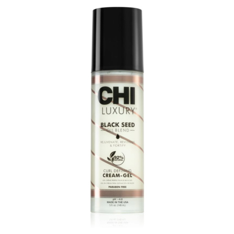 CHI Luxury Black Seed Oil Curl Defining Cream Gel krémový gel pro vytvarování vln 148 ml