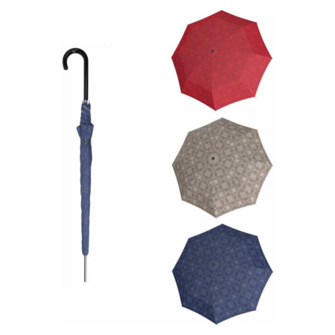 Doppler Long AC Carbonsteel BLOOM Dámský holový deštník modrá 714765B03