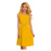 Dámské šaty Numoco 296-5 VICTORIA | žlutá-oranžová