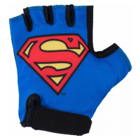 Warner Bros SUPERMAN Dětské cyklistické rukavice, modrá, velikost