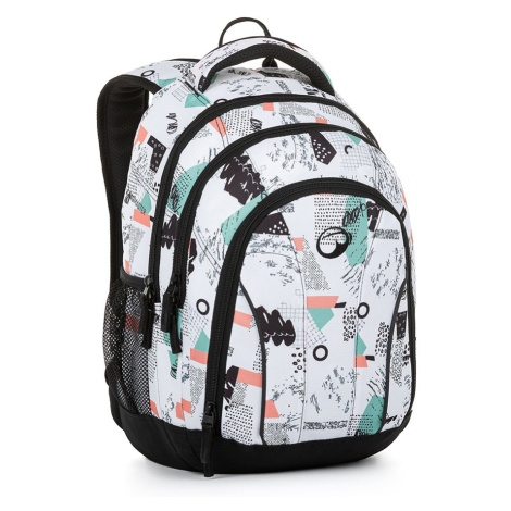 Bagmaster SUPERNOVA 21 A studentský batoh - světlý bílá 34 l 200115