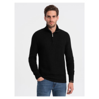 Pánský pletený svetr s roztaženým límcem - V3 - ESPIR