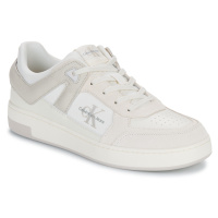 Calvin Klein Jeans BASKET CUP LOW LACEUP LTH ML MTR Bílá