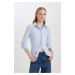 DEFACTO Slim Fit Shirt Collar Long Sleeve Shirt
