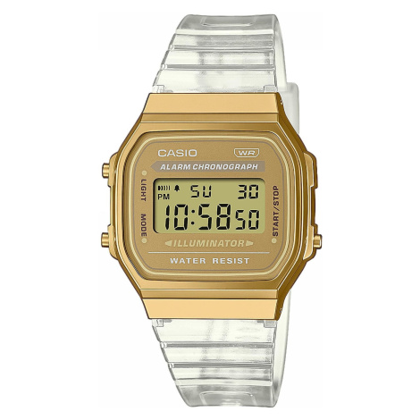 Hodinky Casio Vintage Digital A168XESG-9AEF Zlatá