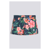 PLAVKY GANT TROPICAL PRINT BOYS SWIM SHORTS modrá