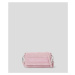 Kabelka karl lagerfeld k/essential k sm flap shb sued pink mist