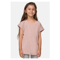 Dívčí organické tričko s prodlouženým ramenem dukrose