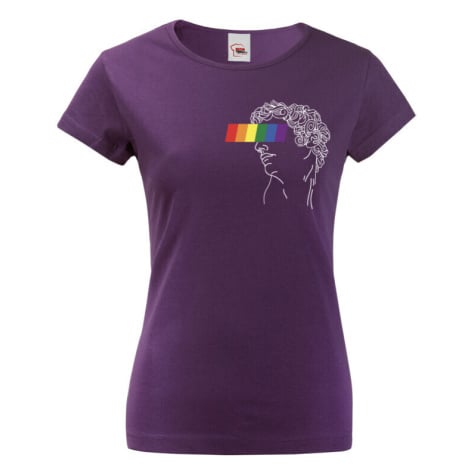 Dámské tričko s potiskem umění a LGBT - tričko na podporu komunity BezvaTriko