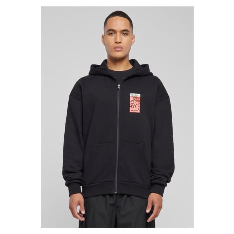 Puffer Peace Heavy Oversize Zip Hoody černá Mister Tee