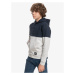 Dětská mikina Quiksilver EMBOSS BLOCK HOOD YOUTH NAVY BLAZER