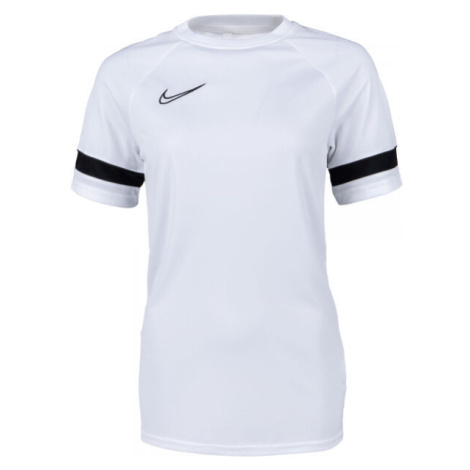 Nike DRI-FIT ACADEMY Pánské fotbalové tričko, bílá, velikost