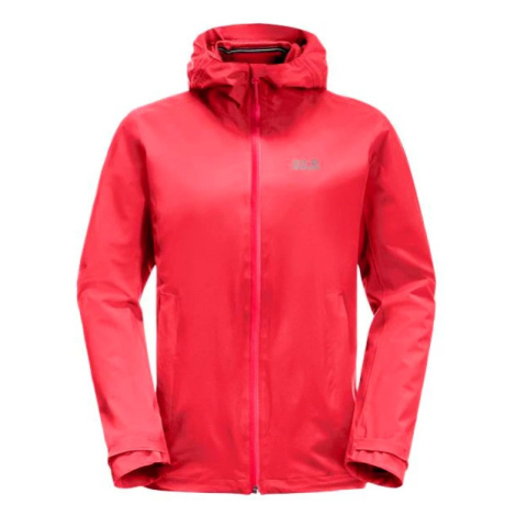 Dámská bunda Jack Wolfskin Pack & Go Shell Tulip Red