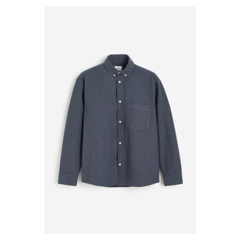 H & M - Oxfordská košile Relaxed Fit - modrá H&M
