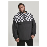 Pánská bunda // Urban classics Check Pull Over Jacket blk/chess