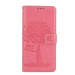 TopQ Pouzdro Xiaomi Redmi Note 11 Pro+ 5G knížkové Růžový strom sovičky 71711